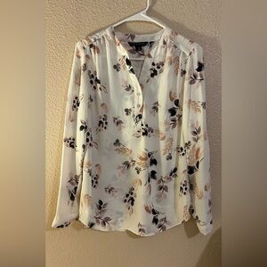 Zac & Rachel Cream Floral Blouse